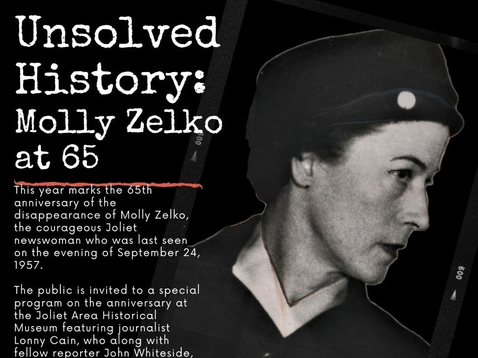 Molly Zelko is one of only three known Illinois journalists believed to be murdered in connection with their line of work, according to the Joliet museum's Greg Peerbolte.