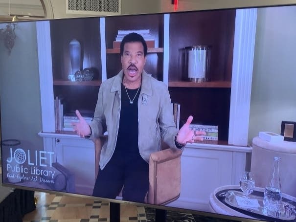 One of pop music's greatest singer-songwriters, Joliet East Class of 1967 graduate Lionel Richie delivered a video message for the Joliet downtown library's grand reopening.