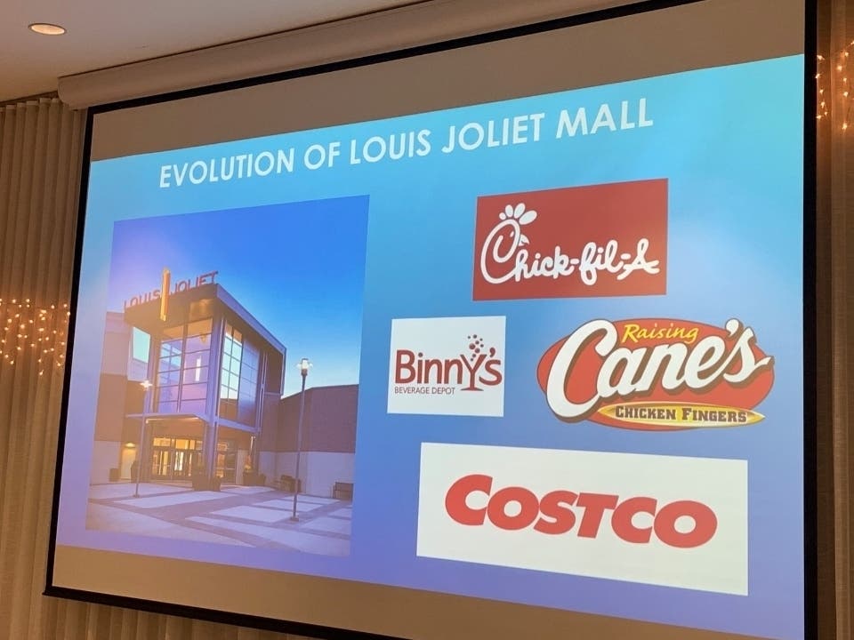 Five or six years ago, Joliet Mayor Bob O'Dekirk said, there was a feeling the Louis Mall was probably on its way out. Now, the mall and nearby restaurants are strong, he said.