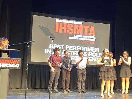 Payton Fraser was one of only of 12 nominees selected for Best Performance in an Actress Role from over 200 student applicants and 71 participating schools across the state of Illinois.