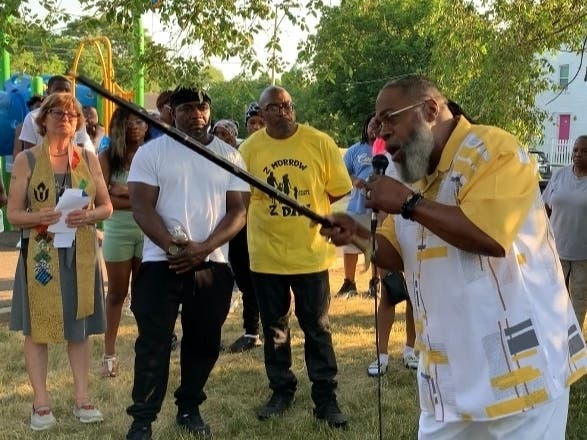 "I'll tell you what these streets do love about you, two things: either the penitentiary or the grave. That's it!" Joliet Bishop Steven Evans remarked at Antoine Shropshire's prayer vigil. 