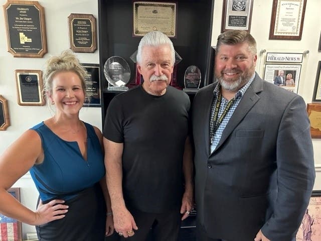 From left: Assistant State's Attorney Jaclyn Sopcic, Will County State’s Attorney James Glasgow, and Problem Solving Courts Coordinator Dr. Scott DuBois. 