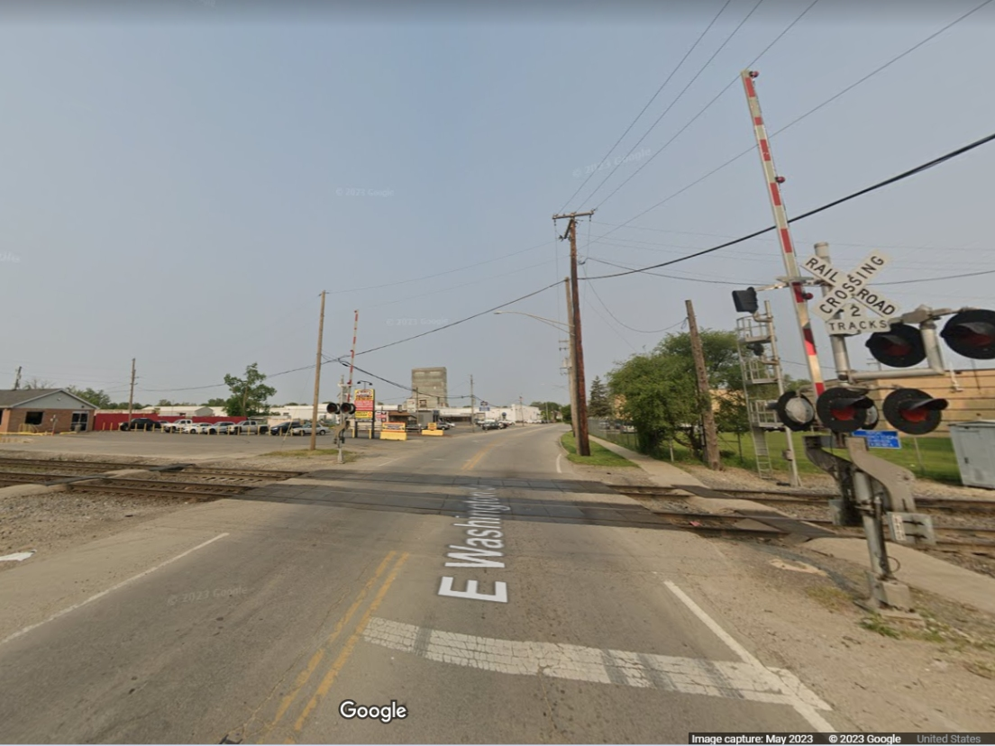 Joliet police responded to the railroad crossing in the 900 block of East Washington Street.  