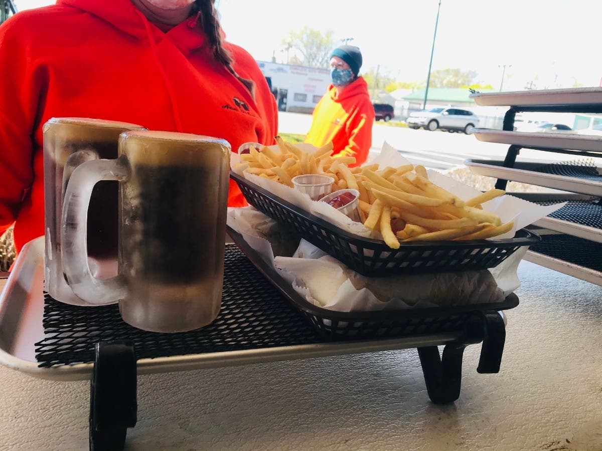 ACE is best known for its car hops. The car hops bring your food and root beer to your vehicle or you can eat at their outdoor picnic tables.