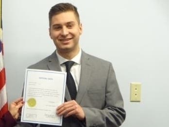 Crest Hill Police Investigator Conor Sweeney is accused of producing a false police report for the Will-Grundy Major Crimes Task Force in the 2021 Elwood murder investigation against Joliet's Derrell Draper. 