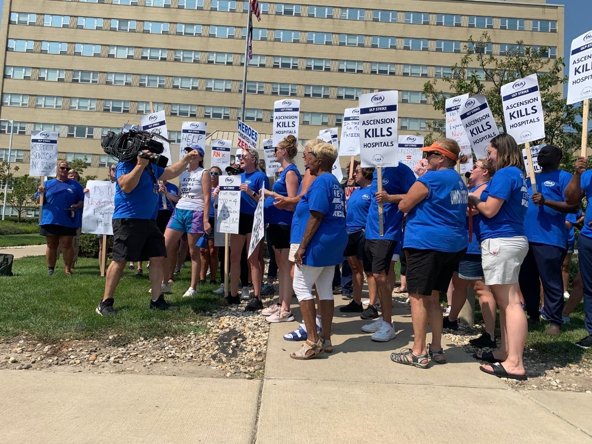 STRIKE: Nurses At Ascension St. Joe's Hospital Announce Strike Dates ...