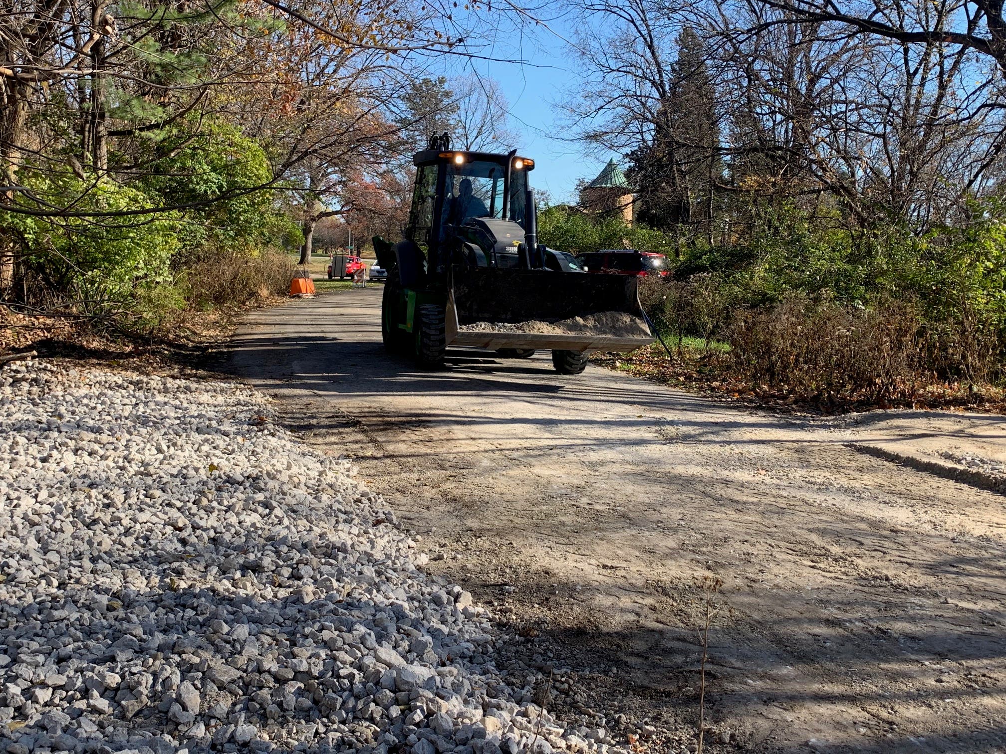 Woodlawn Cemetery's New Road, Bridge Gets Built Photos Joliet, IL Patch