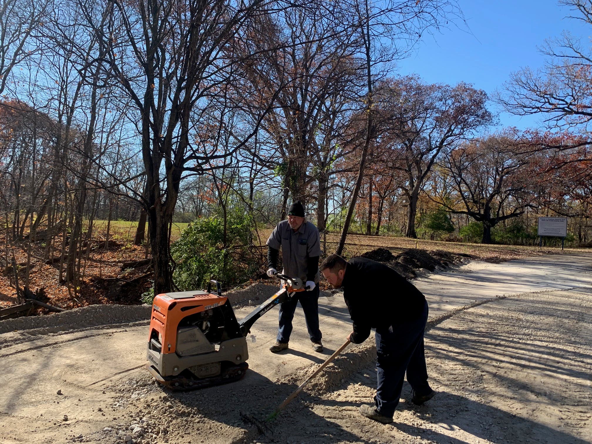 Woodlawn Cemetery's New Road, Bridge Gets Built Photos Joliet, IL Patch