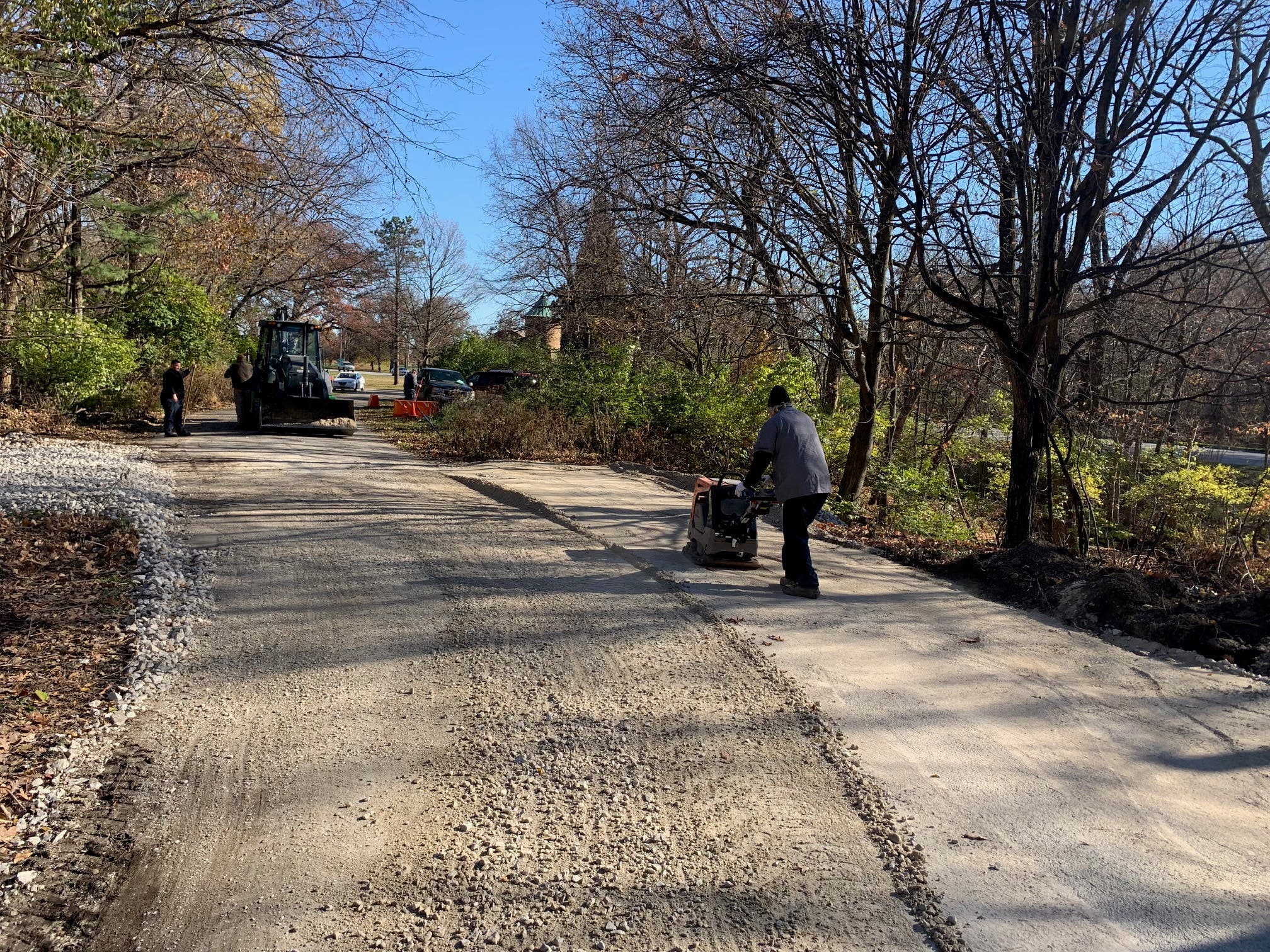 Woodlawn Cemetery's New Road, Bridge Gets Built Photos Joliet, IL Patch