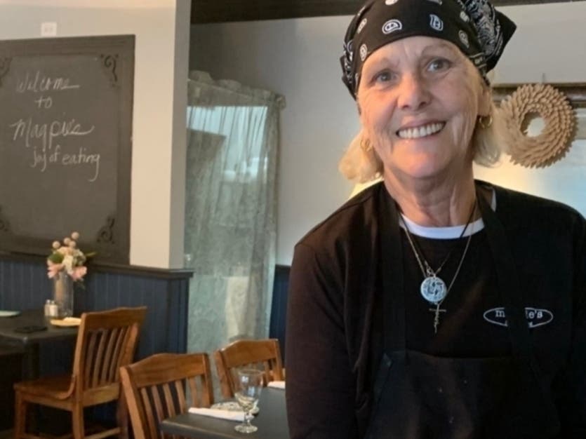 Meg Gillespie, pictured here, spent the past several years in Clearwater, Florida as a personal chef. She just returned to her hometown of Joliet to start her own restaurant at the former Thayer Bros. Deli location. 