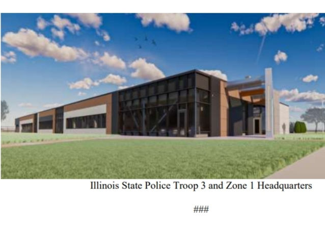 The total cost for the Illinois State Police combined campus project is estimated to be just over $76.5 million. 