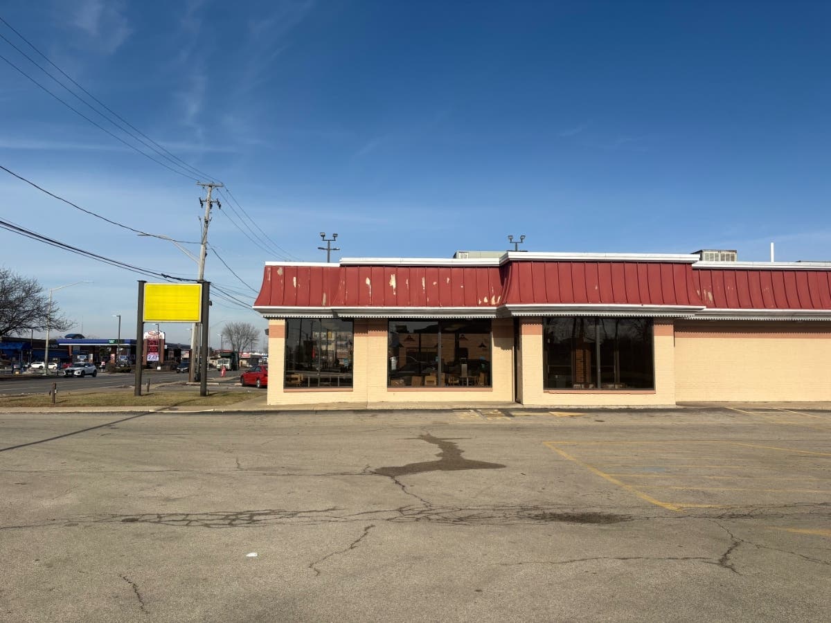 This is how the Joliet Wendy's restaurant on South Larkin Avenue looked on Monday. All the signs were removed from the property on Monday morning. 