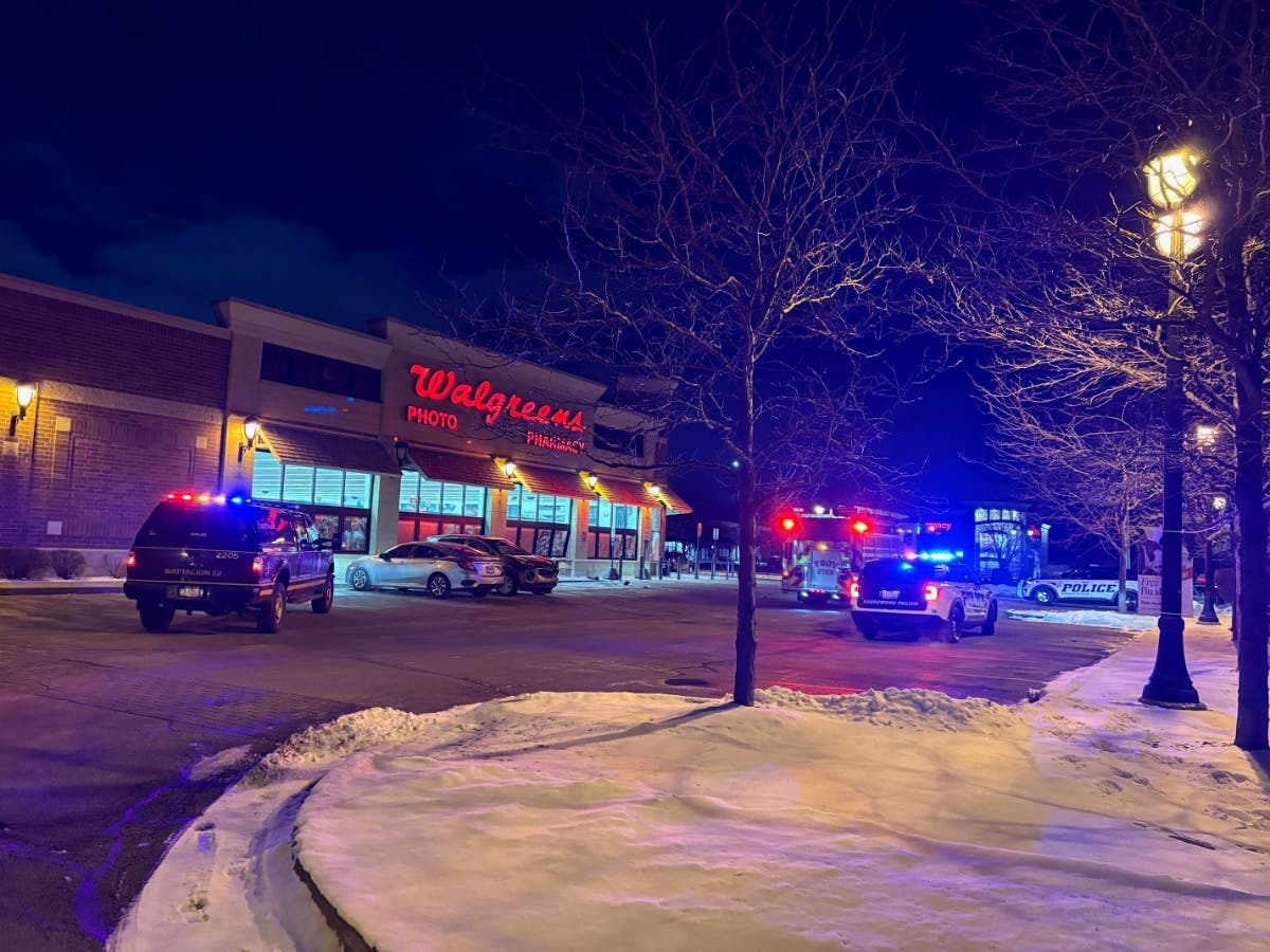 Someone drove their vehicle into the west wall of the Shorewood Walgreens on Saturday night. The car did not go into the building, but it did cause some building damage. 
