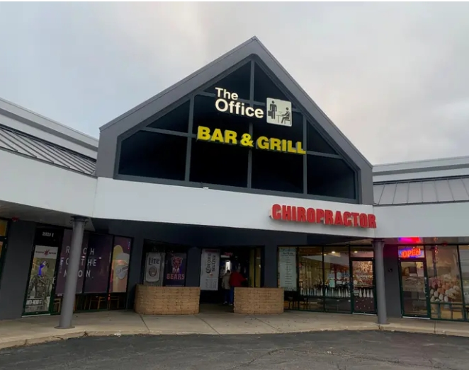 The Grill At The Office was at 25520 Pheasant Lane, near the busy intersection of Route 6 and Ridge Road, near the boundary lines for Channahon and Minooka.