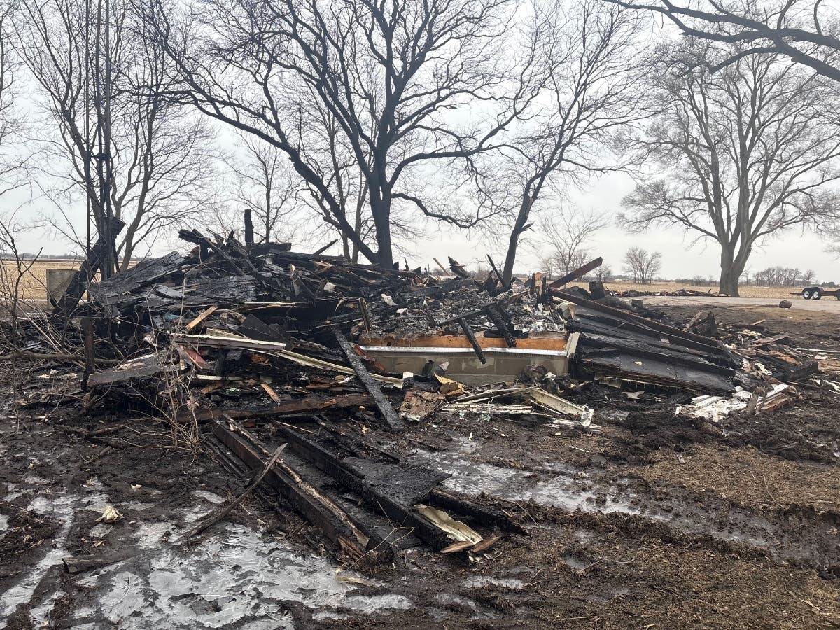 Sharleen Smith, 75, died during a fire at her farmhouse on Hanson Road in rural Minooka.