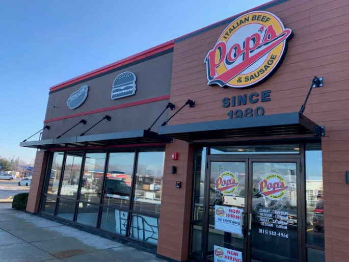 Joliet's standalone Pop's Italian Beef and Sausage never became that popular with the community and it went of business more than a year ago. 
