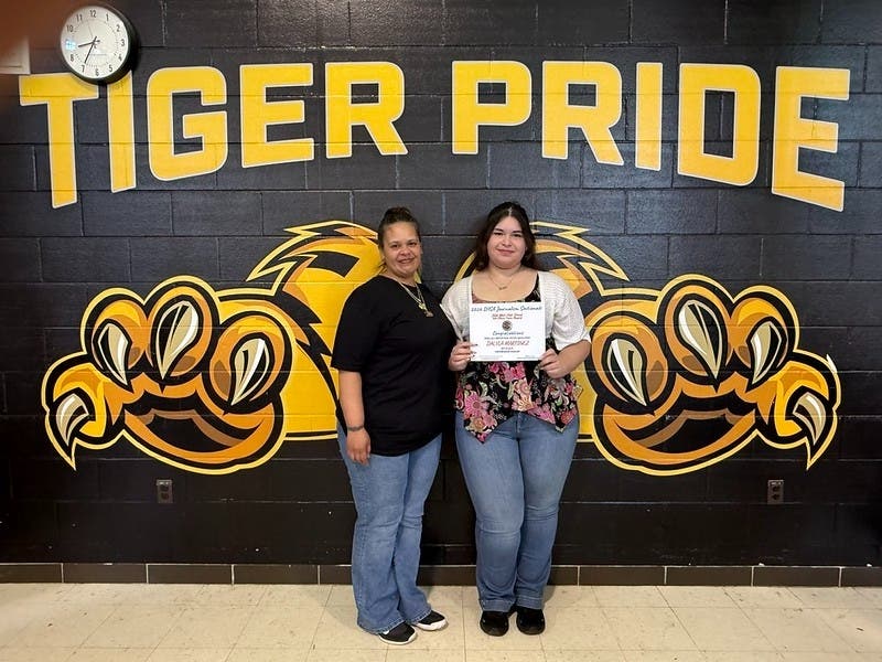 Joliet West High School journalist Dalyla Martinez earned third place in Newspaper Design at the Illinois High School Association State Journalism Finals.