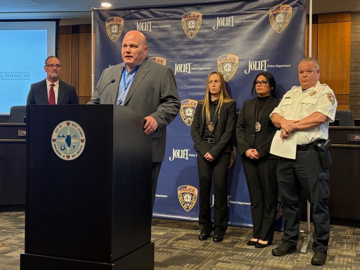 For the second week in a row, the Joliet Police Department will conduct a press conference. 