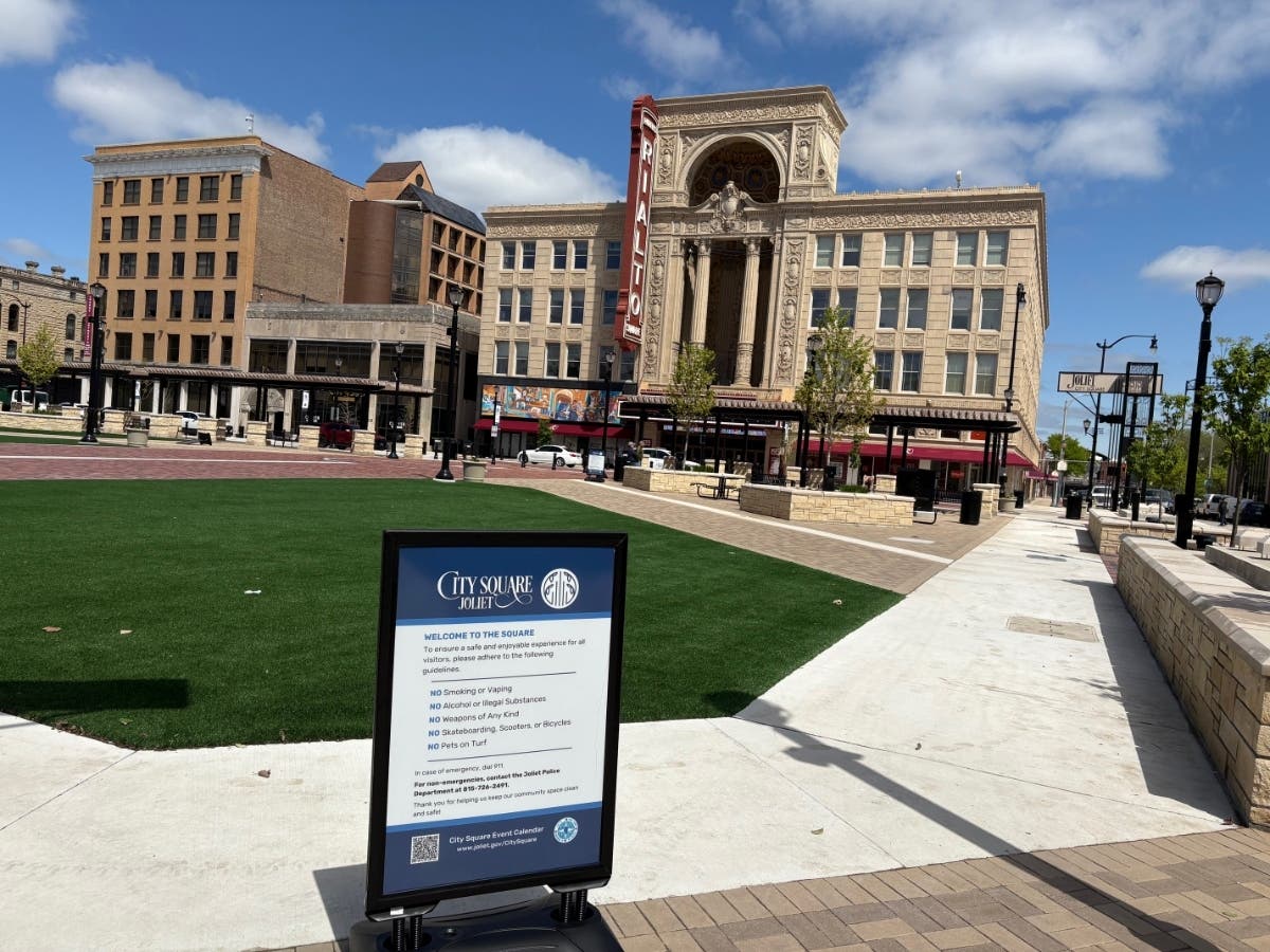 Joliet's new Downtown City Square opens Friday with a huge music lineup tied into the Centennial Celebration of Route 66 and 100 years of the Rialto Square Theatre. 