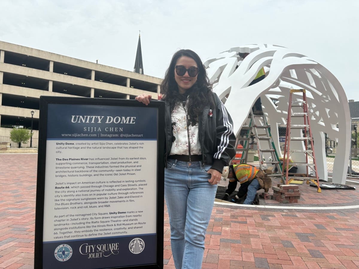 She Gave Joliet Its Unity Dome: Los Angeles-Based Artist Sijia Chen Offers Her Lasting Message For Joliet 