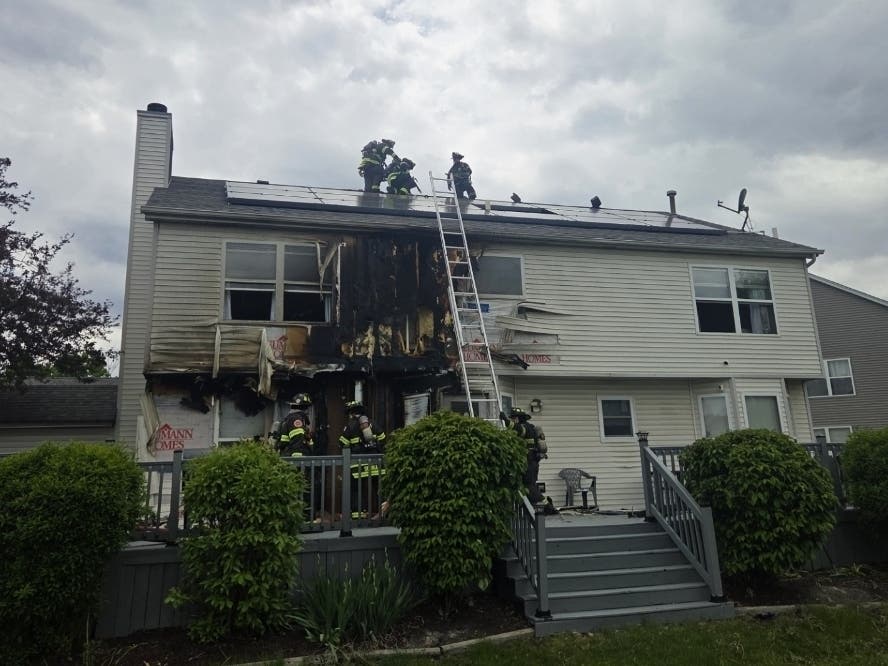 Joliet Fire crews from stations 6,8,9 and 10 responded to the scene