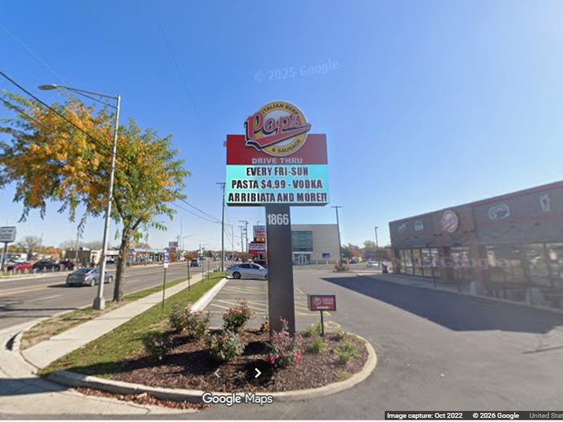 The former Pop's Italian Beef location is getting ready to transform into Tacos El Tio.