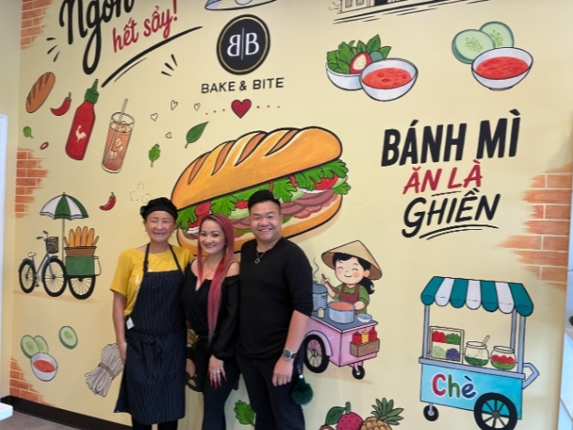 This marks the first week of business for the new Bake & Bite Vietnamese sandwich shop located along Route 59 in Shorewood not very far from the Holy Family Catholic Church. 