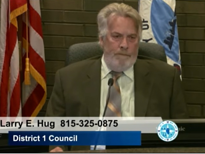 After Larry Hug finished with his commentary, Councilwoman Jan Quillman offered her perspective on the topic.