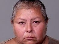 Guillermina Mowab was charged with disorderly conduct, assault and obstructing a peace officer.