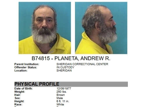 Sentenced last December as part of a plea agreement, Andrew Planeta, 48, now resides at the Sheridan Correctional Center. His parole is listed as March 29. 2027. 