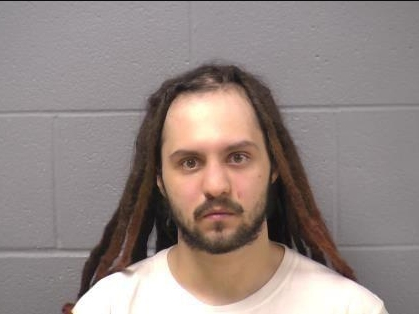 Alex Montgomery, 24, of Joliet's Vine Street has now been kept in the Will County Jail three different times over the past four years. Here's his 2023 mugshot.