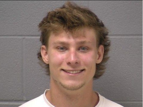 Blake Wherry, 21, of Wilmington was scheduled to make his first appearance at the Will County Courthouse on Monday morning.