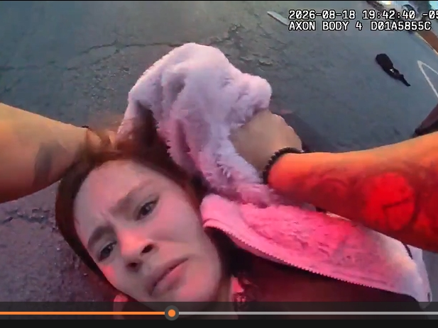 During the Aug. 18 Super 8 motel parking lot arrest of 26-year-old Ingrid Acosta Villarraga of Ohio, she was screaming, scuffling with the Joliet police officers, biting officers and singing songs in Spanish as she lay on the asphalt pavement. 