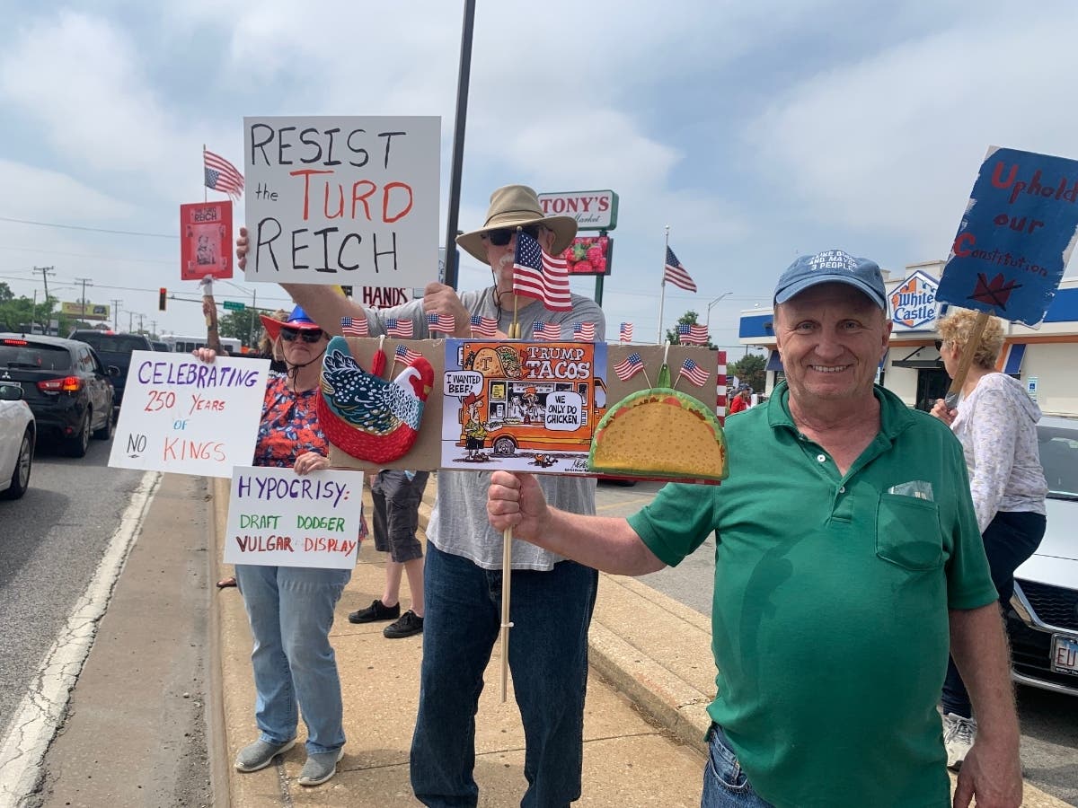 One of the biggest No Kings Rallies we've ever witnessed was during the summer of 2025 at the Joliet intersection of West Jefferson and Larkin.