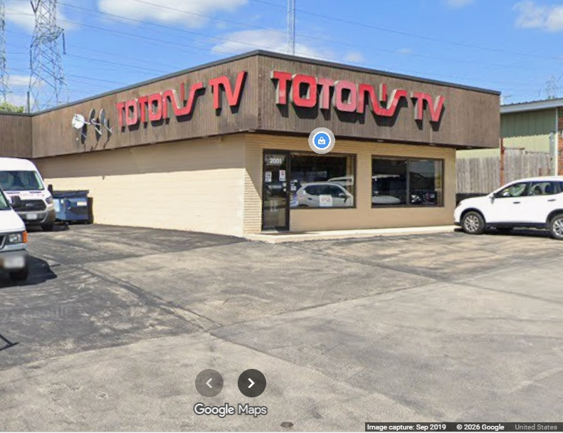 We are the only sales and service center in 5 counties and have specialized employees that can service each customer’s needs, the Toton's TV website proclaims. 