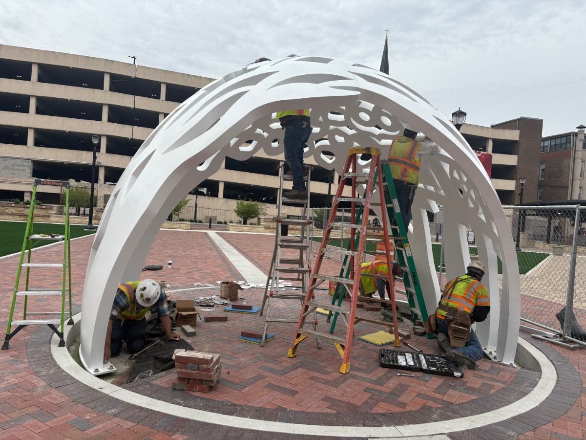 Joliet's director of community development Dustin Anderson recommended the Joliet City Council's approval of the Dome of Unity, calling for approving a pact with Sijia Chen Studio in an amount not to exceed $197,000.