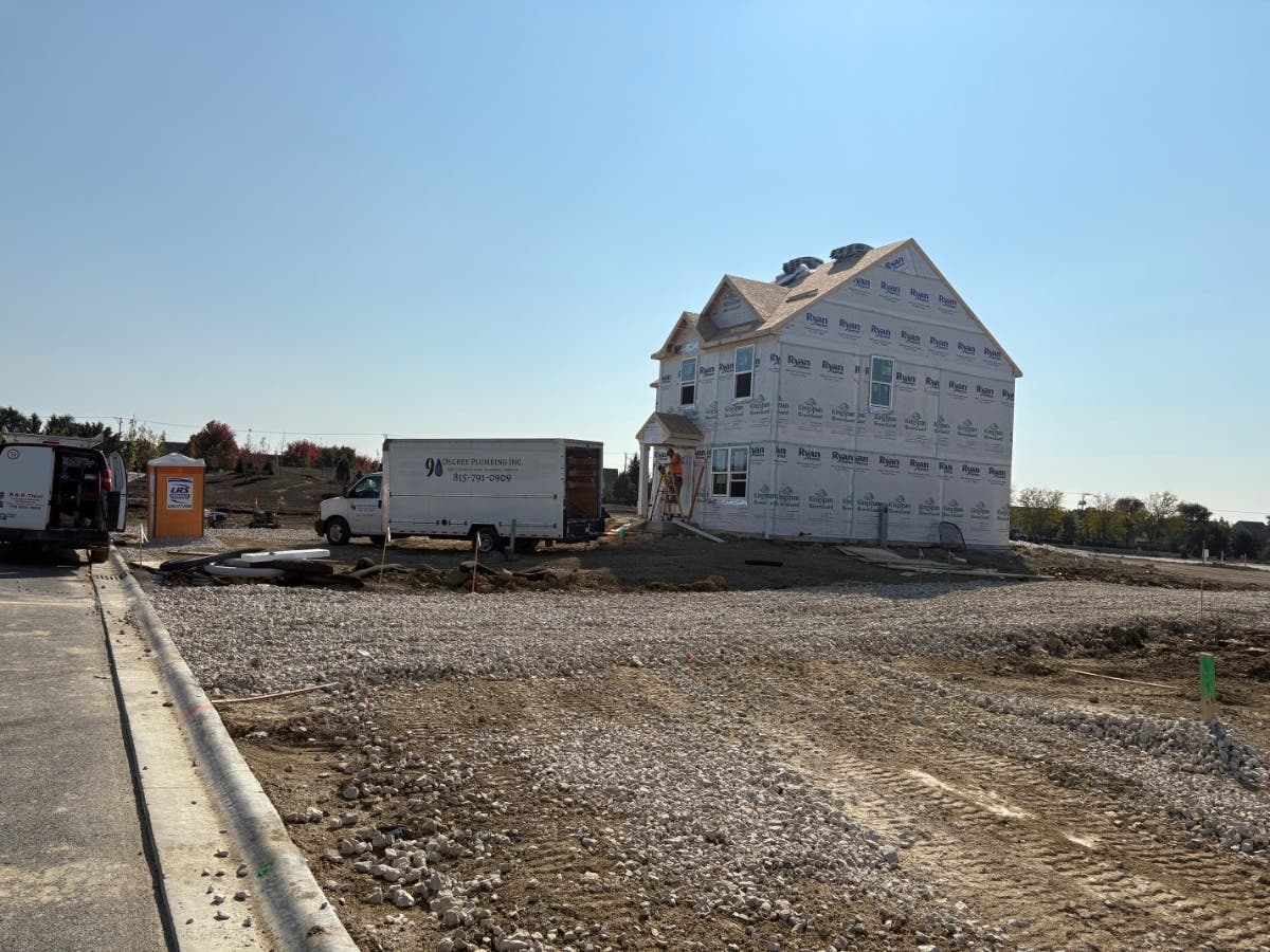 Storm detention for the subdivision will be on the south side of the property, adjacent to Van Dyke Road.