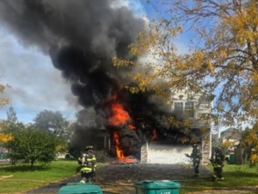 The cause of the fire is under investigation.