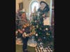 In 2023 Carrie Hicks won the "Mad Hatter" tree donated by Tea Camilla's owner, Joanie Farmer. Joanie is already designing her donated tree for this year.  Come see what she creates for 2024!