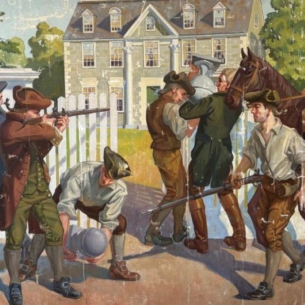 British Troops in Danvers 1774