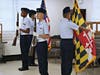 B-CC Team 2 competes in the Indoor Posting of The Colors Event