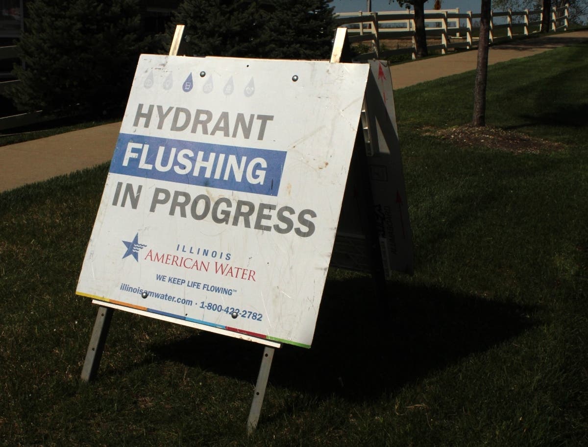 Illinois American Water to Flush Water System and Fire Hydrants in Alpine Heights Service Area starting the week of May3rd. 