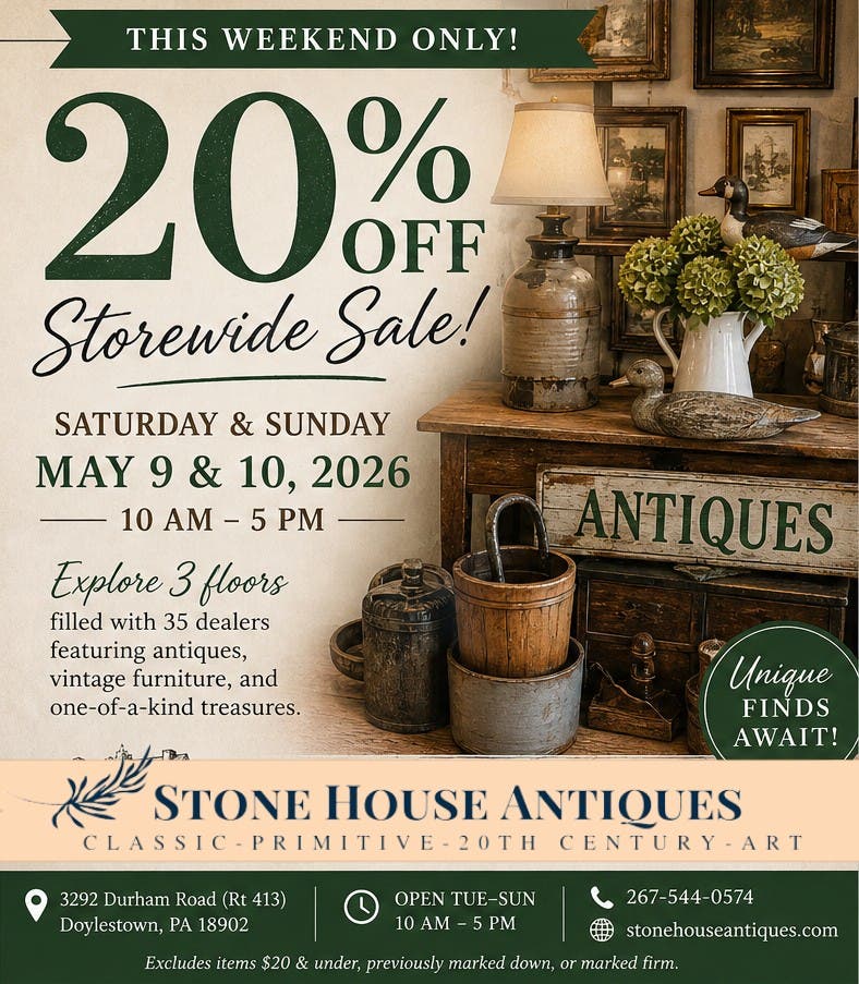 20% Off Storewide Sale – This Weekend Only!  05/09 & 05/10