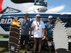 Male/Female Masters Podium: Francisco Cabezas (L; 2nd), Jaysin Smith (Middle; 1st) and David Soria (R; 3rd)