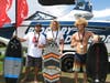Men's Outlaw Podium: Drew Hansen (L; 2nd), Beaux Wildman (Middle; 1st) and Corey Howell (L; 3rd)