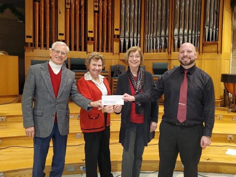 Gary Miller and David Mahen Present Difference Makers Grant to Lynn Barron and Kathy Jackson