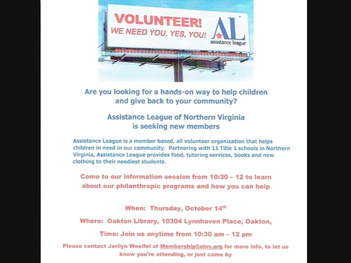 Assistance League Information Session