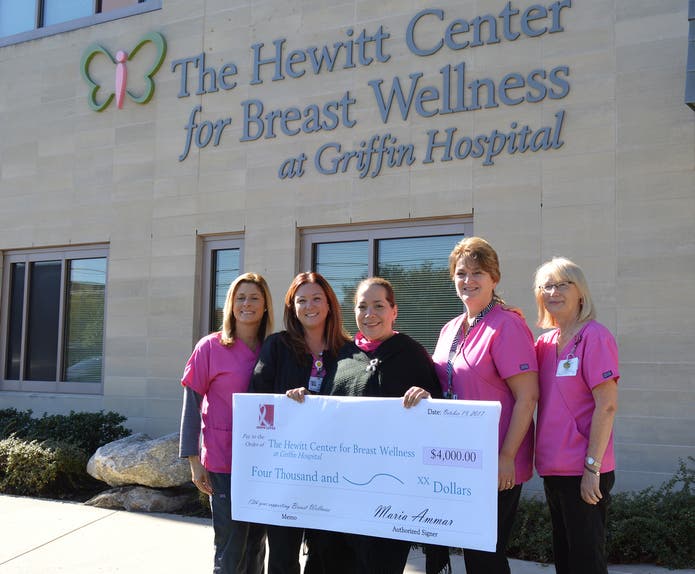 Hope Lives Raises 4k For Hewitt Center For Breast Wellness Shelton