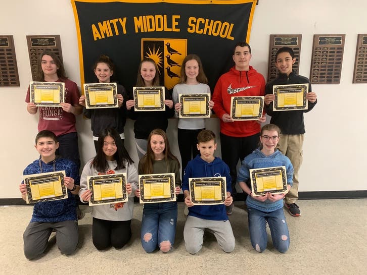 Amity Middle School Bethany Students Receive Awards Bethwood, CT Patch