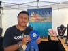 Carlos Zepada of Edgewater won first place for jewelry.